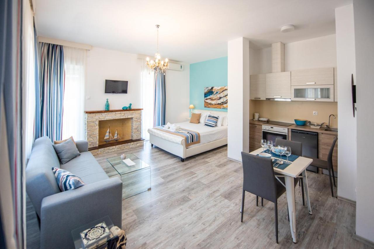 Thasos Blue Apartments Prínos Zewnętrze zdjęcie